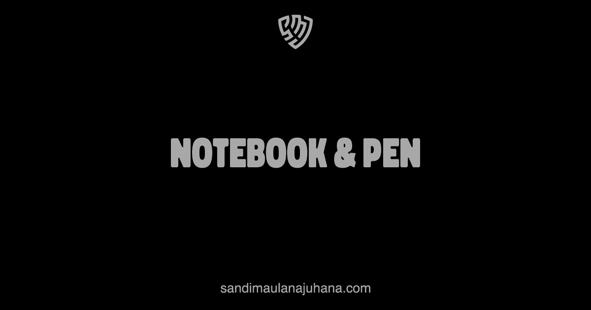 Notebook & Pen